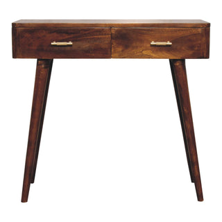 Valen Wooden 2 Drawer Console Table
