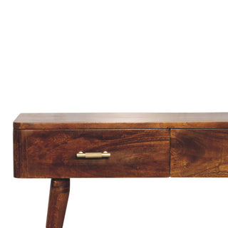 Valen Wooden 2 Drawer Console Table