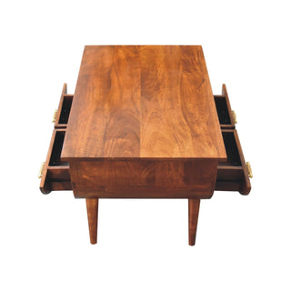 Andre Coffee Table, Chestnut