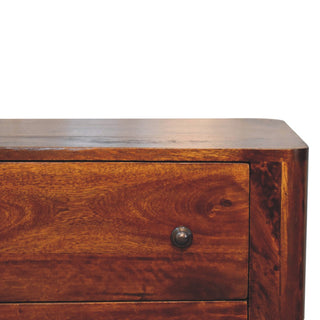 Bera 3 Drawers Chest, Chestnut