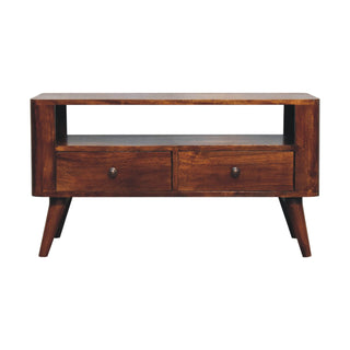 Bera TV Stand, Chestnut