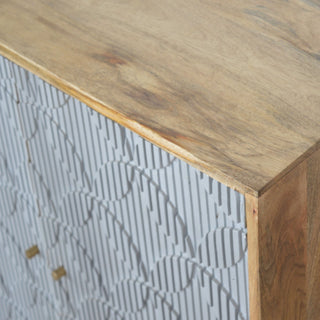Milan Wooden Grey Cabinet