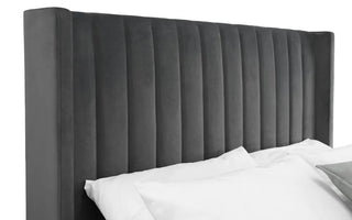 Langham Scalloped Headboard Storage Bed