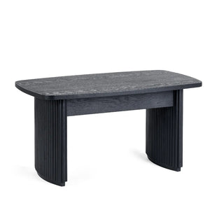 Louis Black Fluted Compact Coffee Table