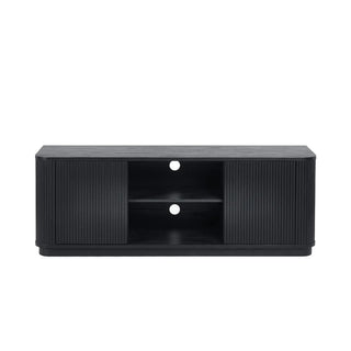 Louis TV Unit in Black, Ash Wood