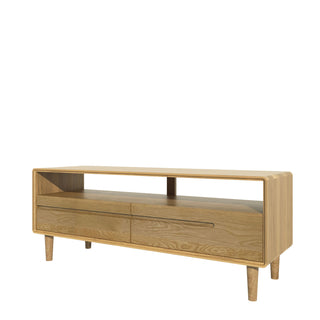 Scandic Medium TV Stand, Oak Wood