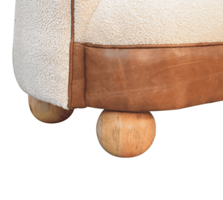 Boucle Buffalo Hide Sofa