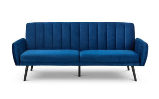 Afina Blue Velvet Sofa Bed