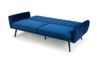 Afina Blue Velvet Sofa Bed