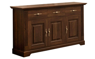 Elton Bedroom Set, Solid Teak Wood in Chestnut Finish