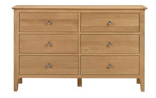 Cotswold 6 Drawer Wooden Chest