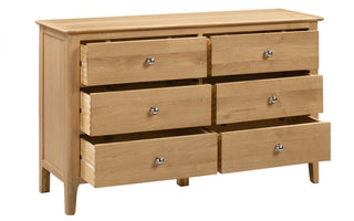 Cotswold 6 Drawer Wooden Chest