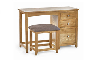 Mallory Wooden Dressing Table + Stool Set