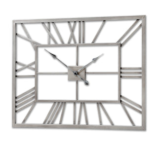 Rectangular Skeleton Wall Clock