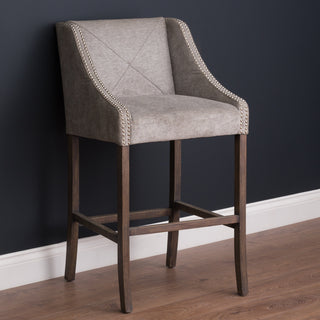 Chelsea Bar Stool, Grey