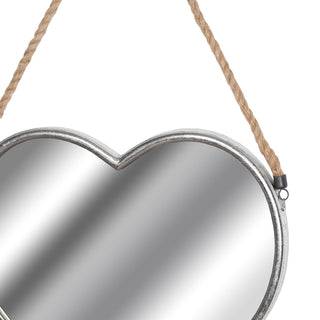 Set Of Two Heart Mirrors