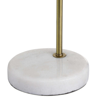 Industrial Desk Lamp, Marble & Brass