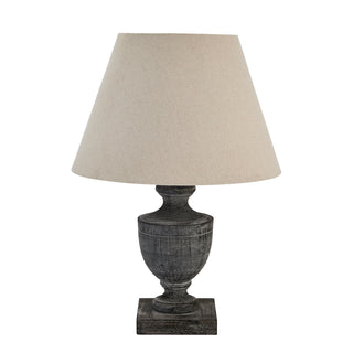 Urn Wooden Table Lamp