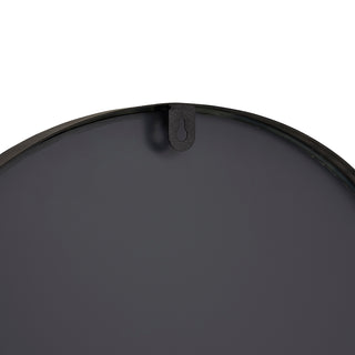 Mirrored Wall Clock, Black