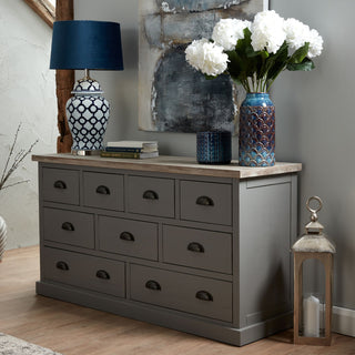 Oxley 9 Drawer Chest