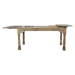 Extendable Turned Leg Dining Table