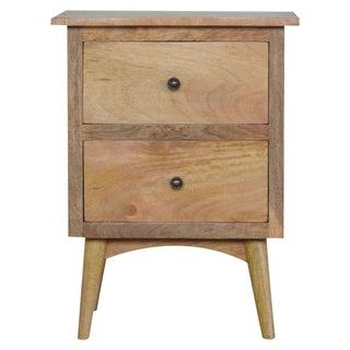 Nordic Bedside with 2 Drawers