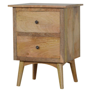 Nordic Bedside with 2 Drawers