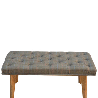 Mixed Tweed Bench