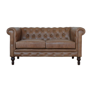 Buffalo Leather Chesterfield Sofa