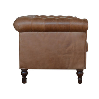Buffalo Leather Chesterfield Sofa