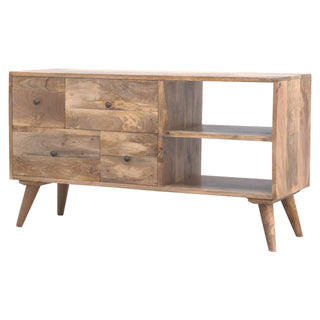 Nordic 4 Drawer TV Stand