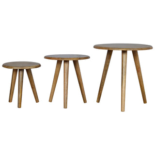 Nordic Nest of Round Tables