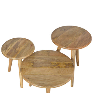 Nordic Nest of Round Tables