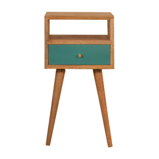 Narrow Bedside, Teal