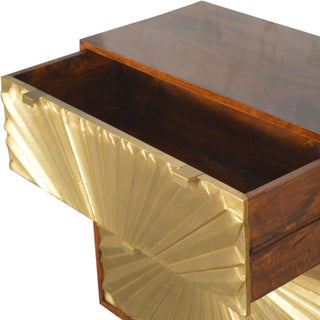 Manilla Chest of Drawers, Brass