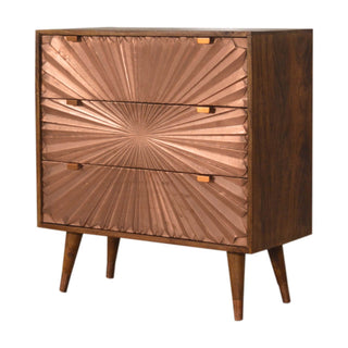 Manilla Chest of Drawers, Copper