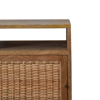Woven Bedside Table