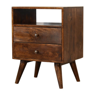 Classic Bedside Table, Chestnut