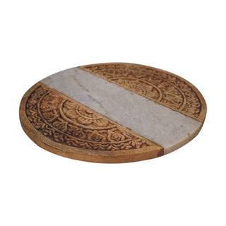 Marble and Carved Chopping Board