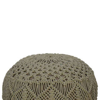 Crotchet Stool, Sea Green