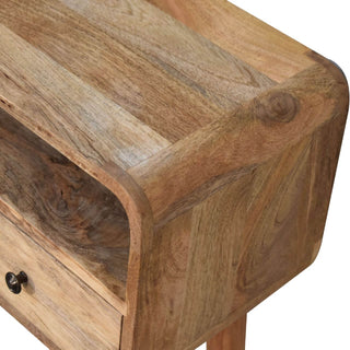 Arto Narrow Console Table Oak Finish