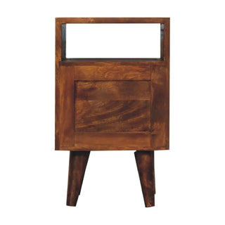 Narrow Classic Bedside, Chestnut