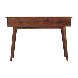 Liv 3 Drawer Console Table, Chestnut