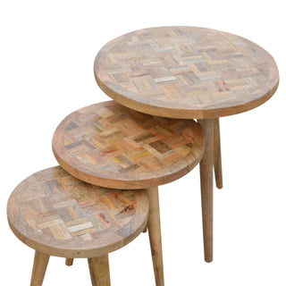 Patchwork Nest of Tables