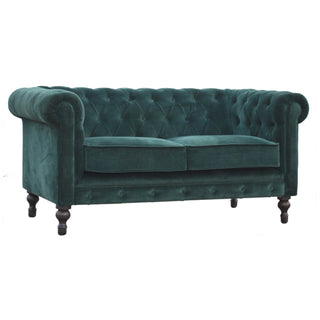Emerald Green Chesterfield Sofa