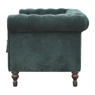 Emerald Green Chesterfield Sofa