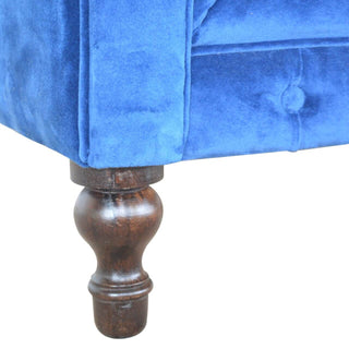 Royal Blue Chesterfield Sofa