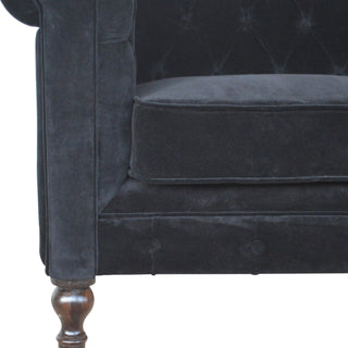 Black Chesterfield Sofa