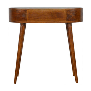 London 1 Drawer Console Table, Chestnut