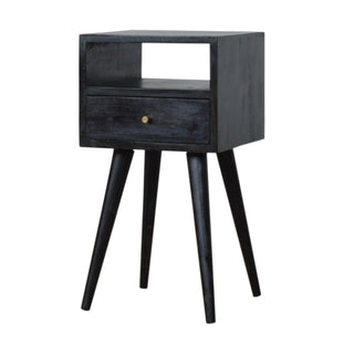 Narrow Bedside, Full Black